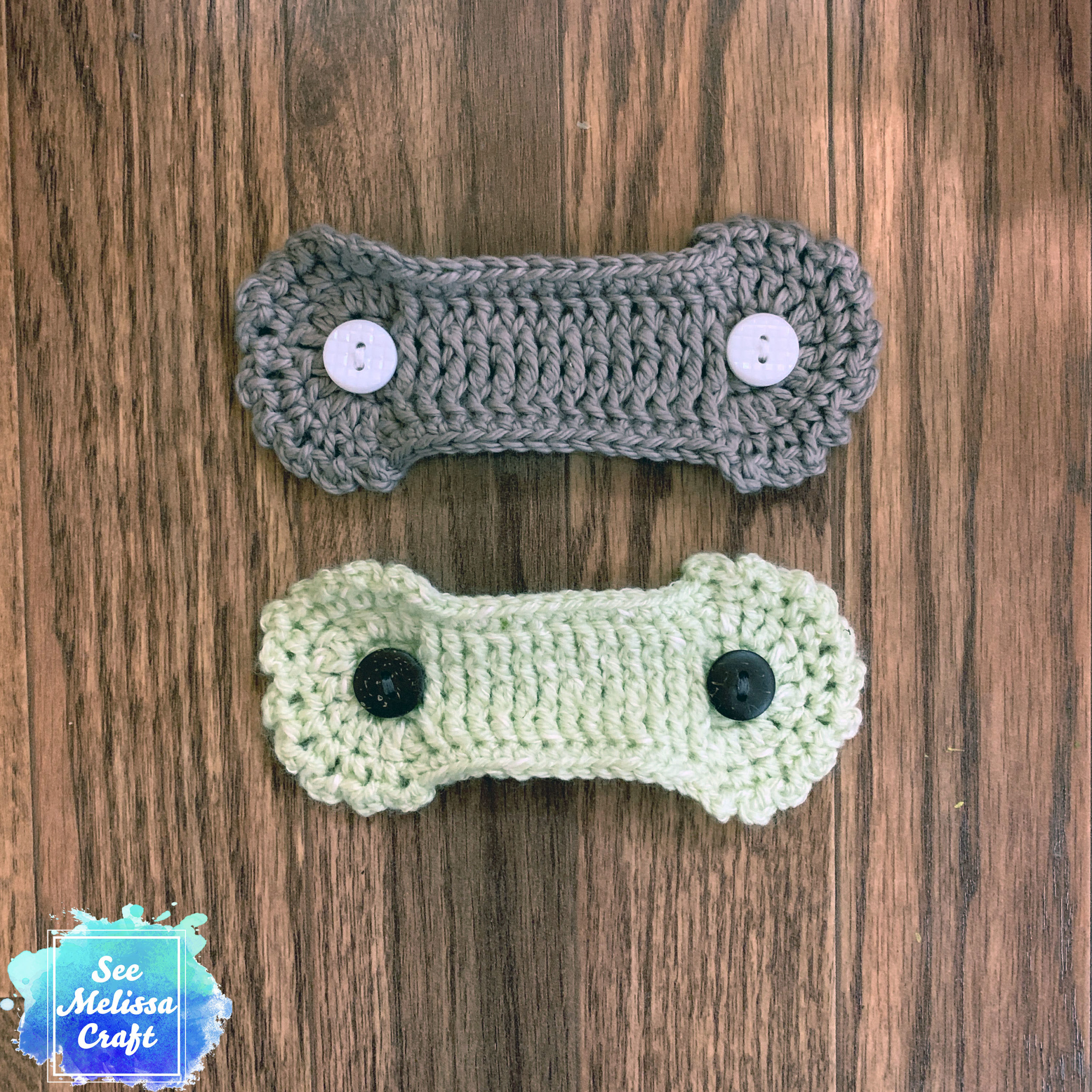 Ruffled mask mate free crochet pattern