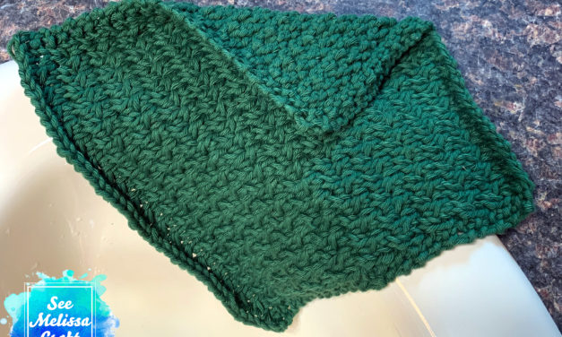 Twisted Knit Washcloth Free Pattern